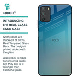 Sea Theme Gradient Glass Case for Poco M3