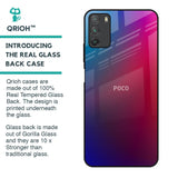 Magical Color Shade Glass Case for Poco M3