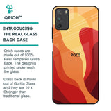 Magma Color Pattern Glass Case for Poco M3