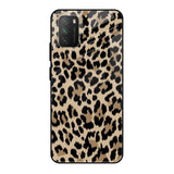 Leopard Seamless Poco M3 Glass Cases & Covers Online