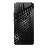 Dark Abstract Pattern Poco M3 Glass Cases & Covers Online