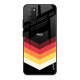 Abstract Arrow Pattern Poco M3 Glass Cases & Covers Online