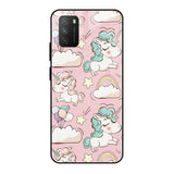 Balloon Unicorn Poco M3 Glass Cases & Covers Online