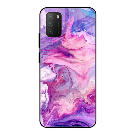 Cosmic Galaxy Poco M3 Glass Cases & Covers Online
