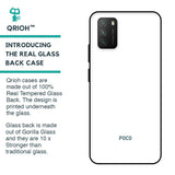 Arctic White Glass Case for Poco M3