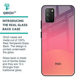 Sunset Orange Glass Case for Poco M3