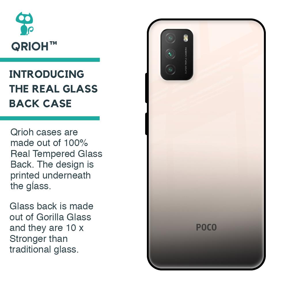 Dove Gradient Glass Case for Poco M3