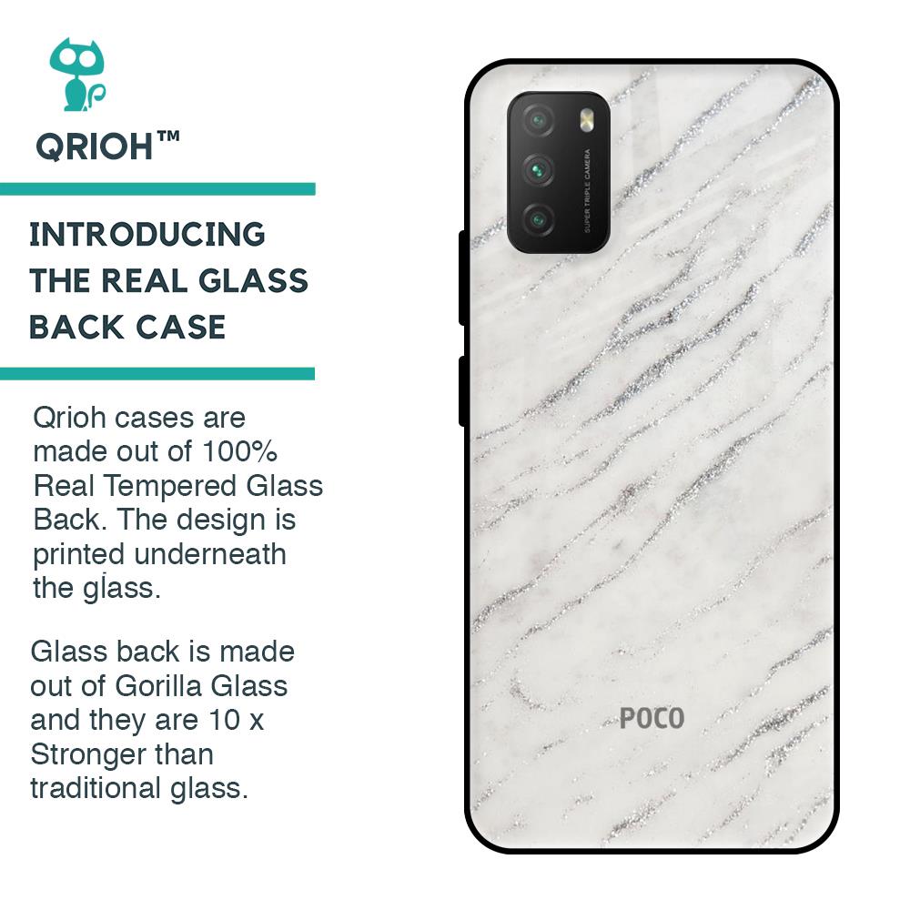 Polar Frost Glass Case for Poco M3