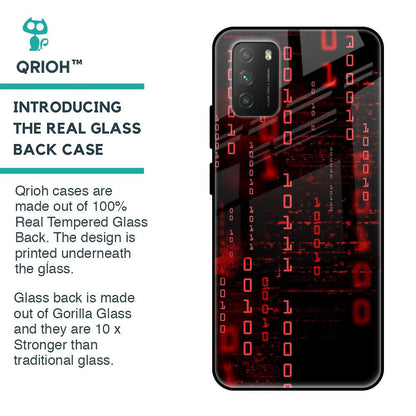 Let's Decode Glass Case For Poco M3
