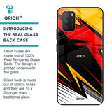 Race Jersey Pattern Glass Case For Poco M3
