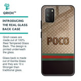 High End Fashion Glass case for Poco M3