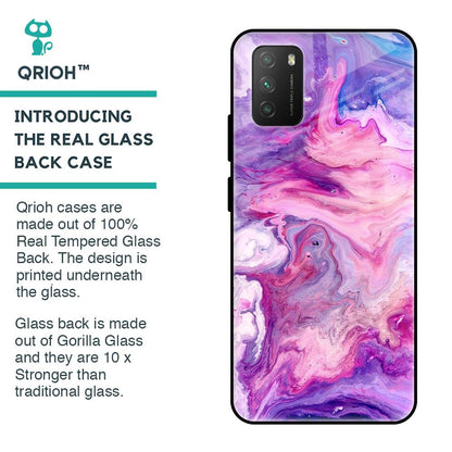 Cosmic Galaxy Glass Case for Poco M3