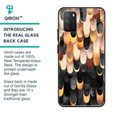 Bronze Abstract Glass Case for Poco M3
