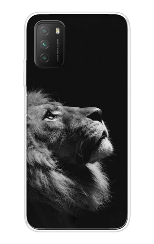 Lion Looking to Sky Poco M3 Back Cover