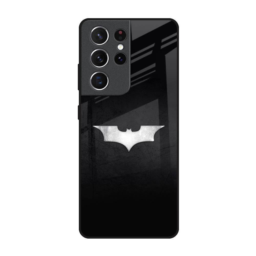 Super Hero Logo Samsung Galaxy S21 Ultra Glass Back Cover Online