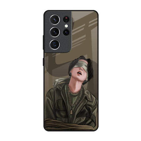 Blind Fold Samsung Galaxy S21 Ultra Glass Back Cover Online