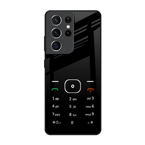 Classic Keypad Pattern Samsung Galaxy S21 Ultra Glass Back Cover Online