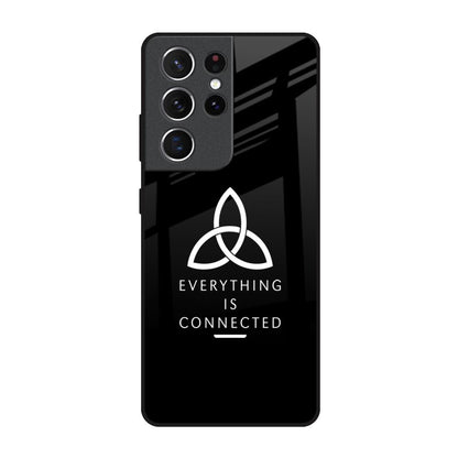 Everything Is Connected Samsung Galaxy S21 Ultra Glass Back Cover Online