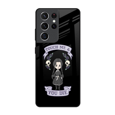 Touch Me & You Die Samsung Galaxy S21 Ultra Glass Back Cover Online