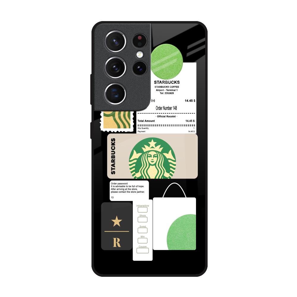 Coffee Latte Samsung Galaxy S21 Ultra Glass Back Cover Online