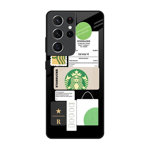 Coffee Latte Samsung Galaxy S21 Ultra Glass Back Cover Online