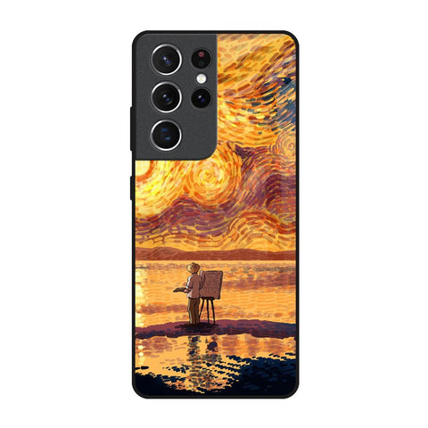 Sunset Vincent Samsung Galaxy S21 Ultra Glass Back Cover Online