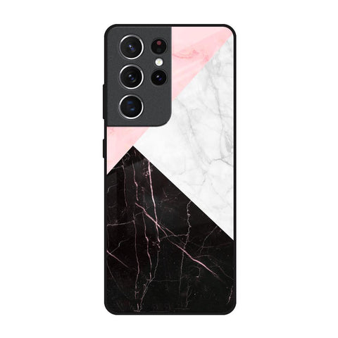 Marble Collage Art Samsung Galaxy S21 Ultra Glass Back Cover Online