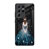 Queen Of Fashion Samsung Galaxy S21 Ultra Glass Back Cover Online