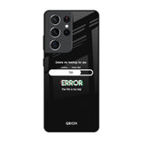 Error Samsung Galaxy S21 Ultra Glass Back Cover Online