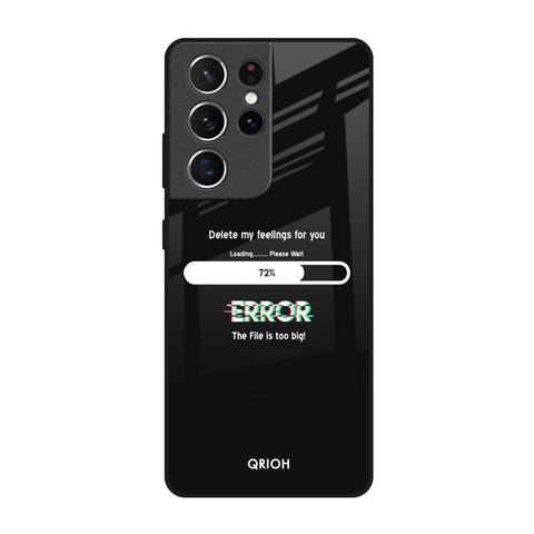 Error Samsung Galaxy S21 Ultra Glass Back Cover Online