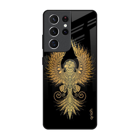 Mythical Phoenix Art Samsung Galaxy S21 Ultra Glass Back Cover Online