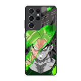 Anime Green Splash Samsung Galaxy S21 Ultra Glass Back Cover Online