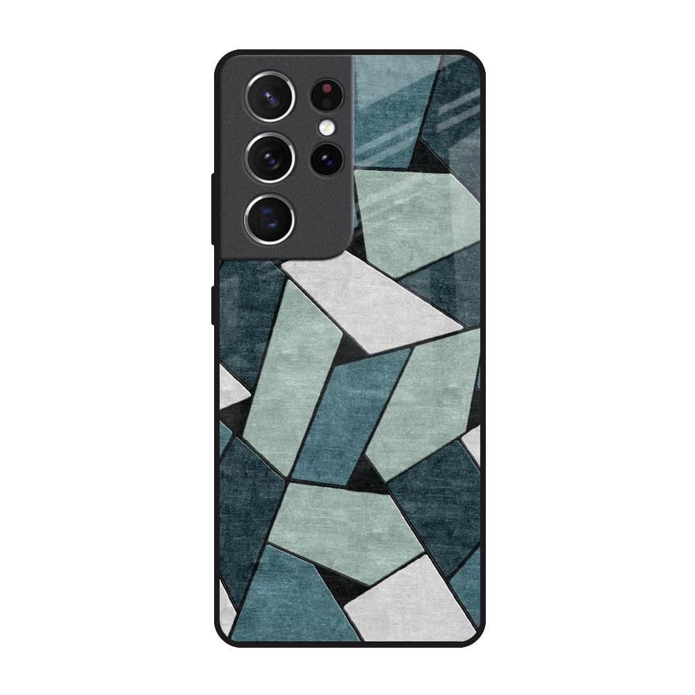 Abstact Tiles Samsung Galaxy S21 Ultra Glass Back Cover Online