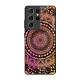 Floral Mandala Samsung Galaxy S21 Ultra Glass Back Cover Online