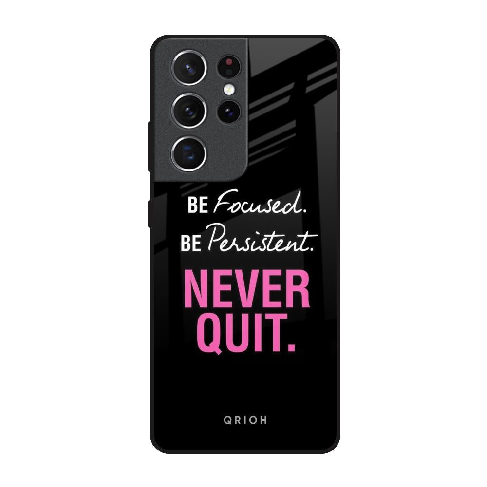 Be Focused Samsung Galaxy S21 Ultra Glass Back Cover Online