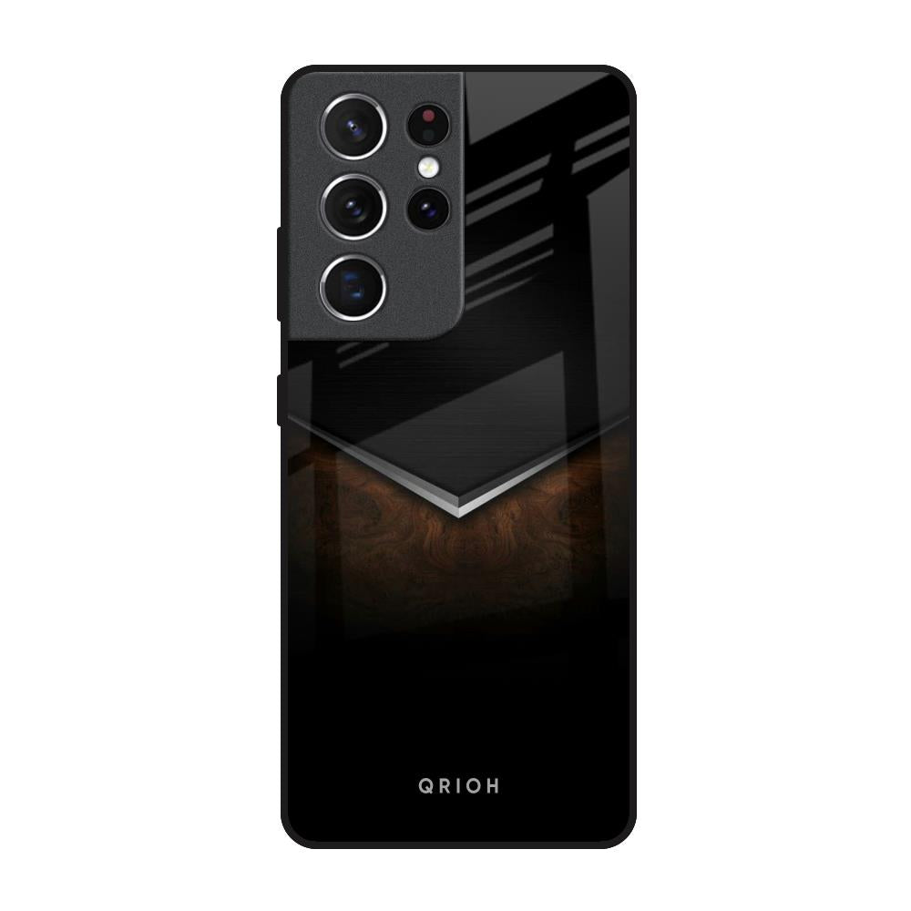 Dark Walnut Samsung Galaxy S21 Ultra Glass Back Cover Online