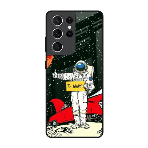 Astronaut on Mars Samsung Galaxy S21 Ultra Glass Back Cover Online