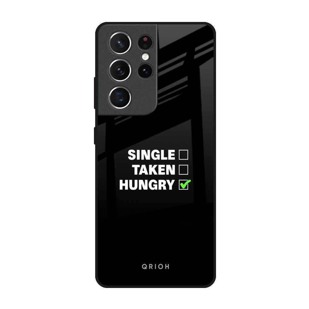 Hungry Samsung Galaxy S21 Ultra Glass Back Cover Online