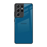 Cobalt Blue Samsung Galaxy S21 Ultra Glass Back Cover Online