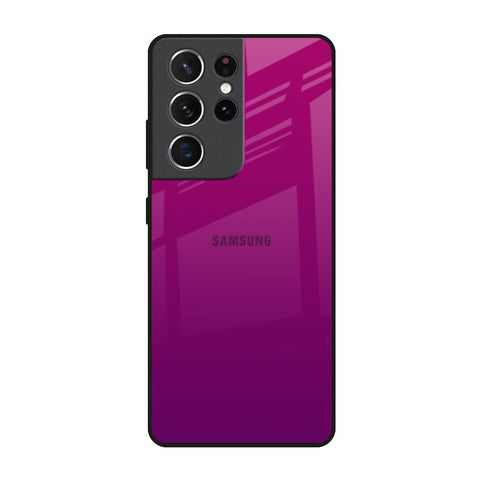 Magenta Gradient Samsung Galaxy S21 Ultra Glass Back Cover Online