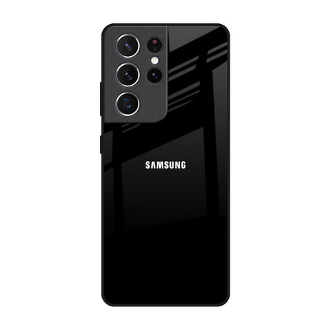 Jet Black Samsung Galaxy S21 Ultra Glass Back Cover Online