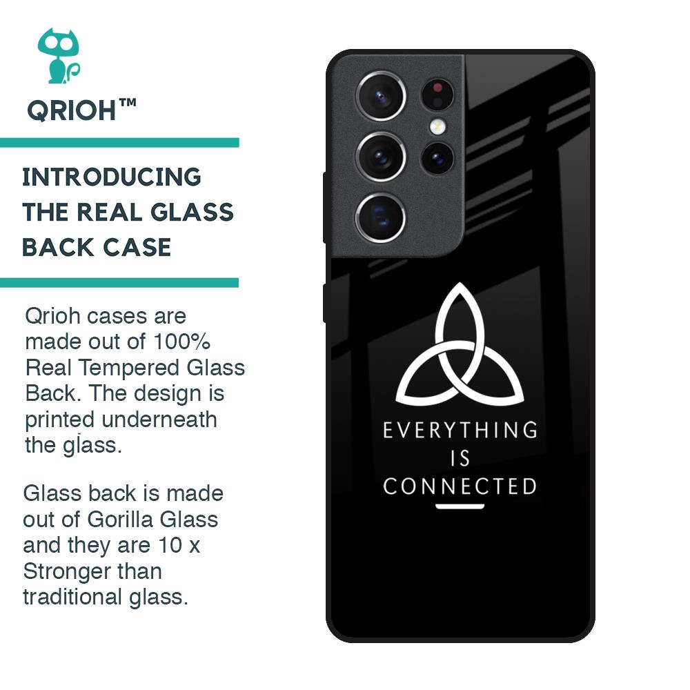 Everything Is Connected Glass Case for Samsung Galaxy S21 Ultra