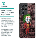 Joker Cartoon Glass Case for Samsung Galaxy S21 Ultra