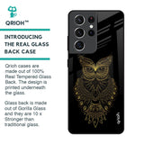 Golden Owl Glass Case for Samsung Galaxy S21 Ultra