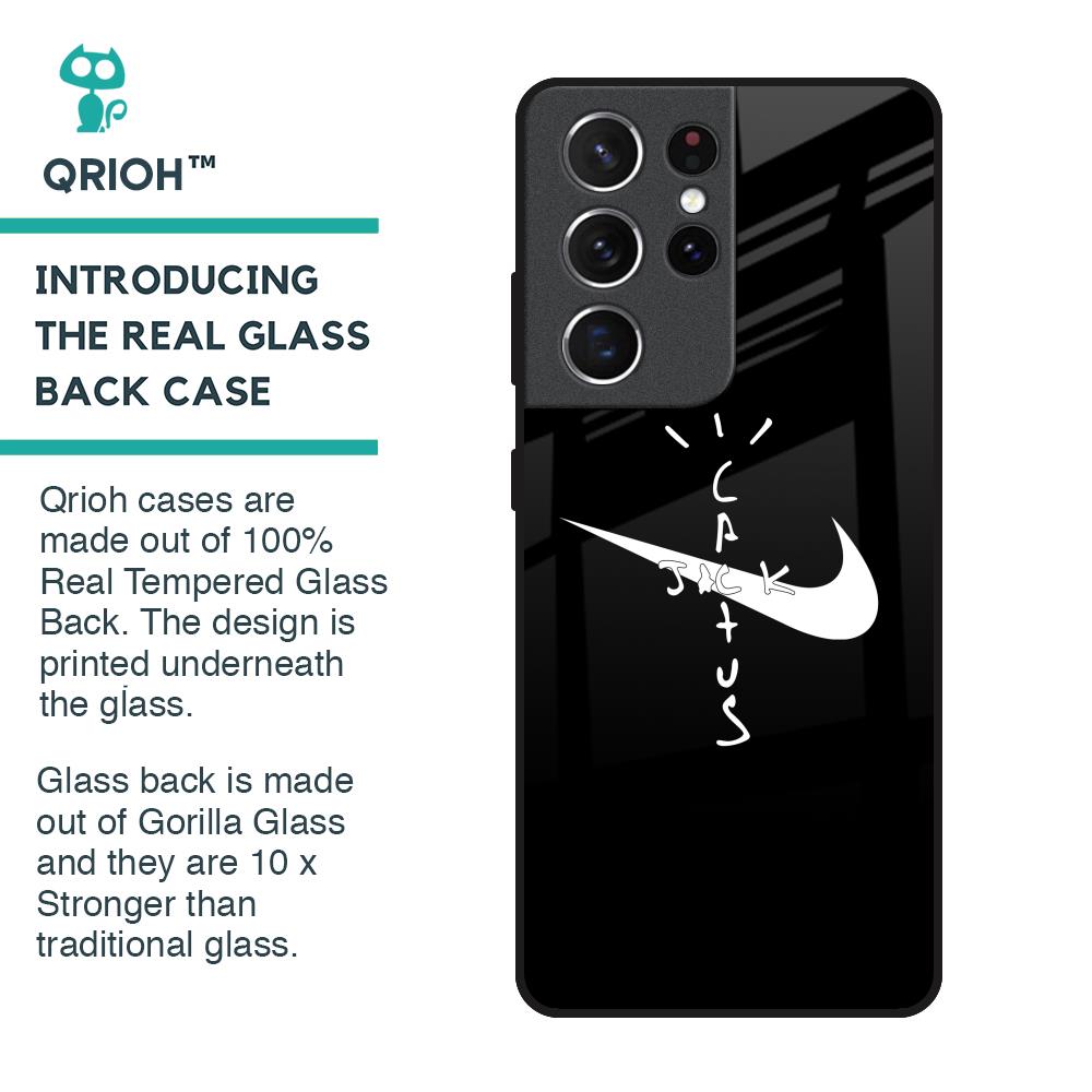 Jack Cactus Glass Case for Samsung Galaxy S21 Ultra
