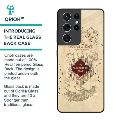 Magical Map Glass Case for Samsung Galaxy S21 Ultra