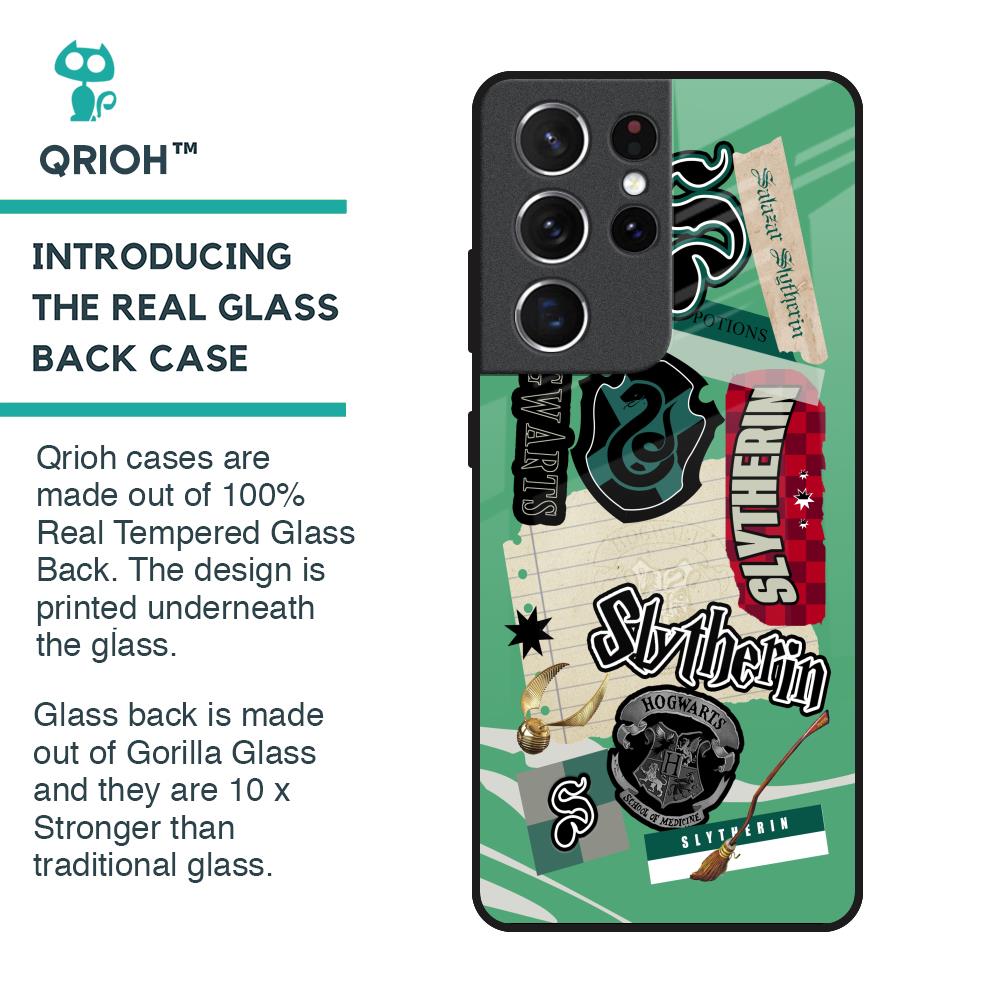 Slytherin Glass Case for Samsung Galaxy S21 Ultra