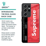 Supreme Ticket Glass Case for Samsung Galaxy S21 Ultra