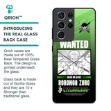 Zoro Wanted Glass Case for Samsung Galaxy S21 Ultra