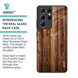 Timber Printed Glass Case for Samsung Galaxy S21 Ultra